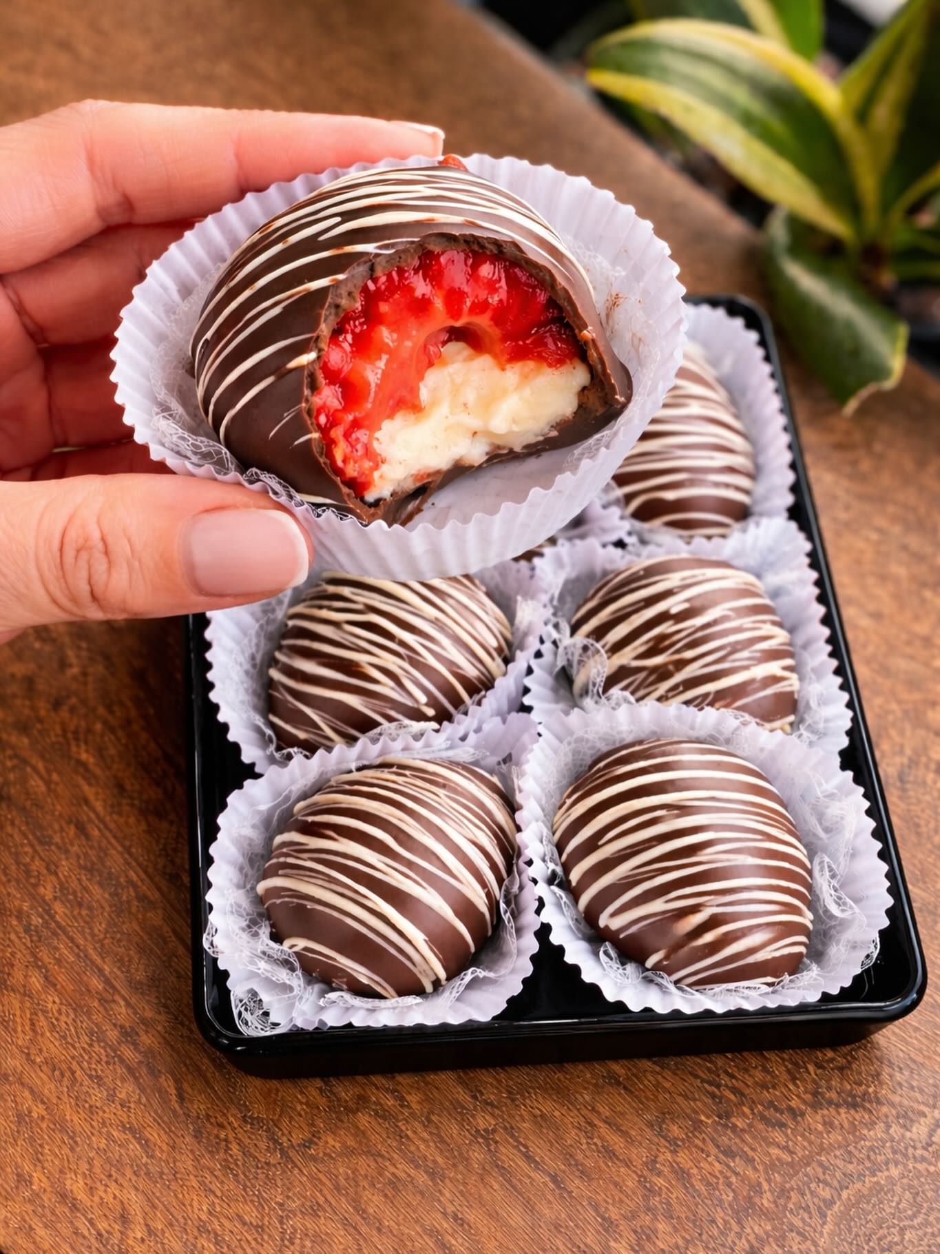 Bombom de morango